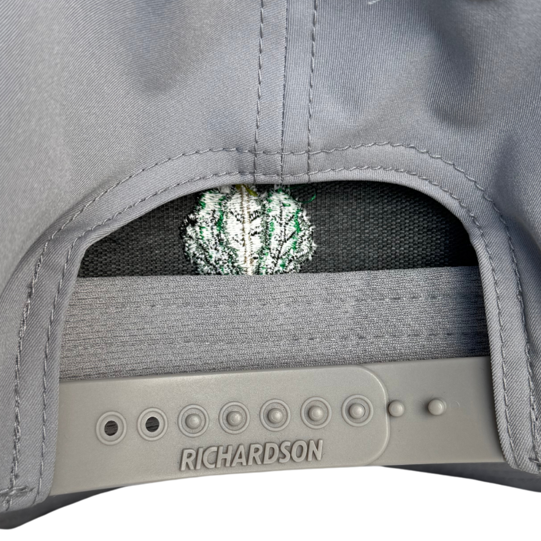 The Vanity Cap | Richardson 258 Snapback Rope - Gray / Black