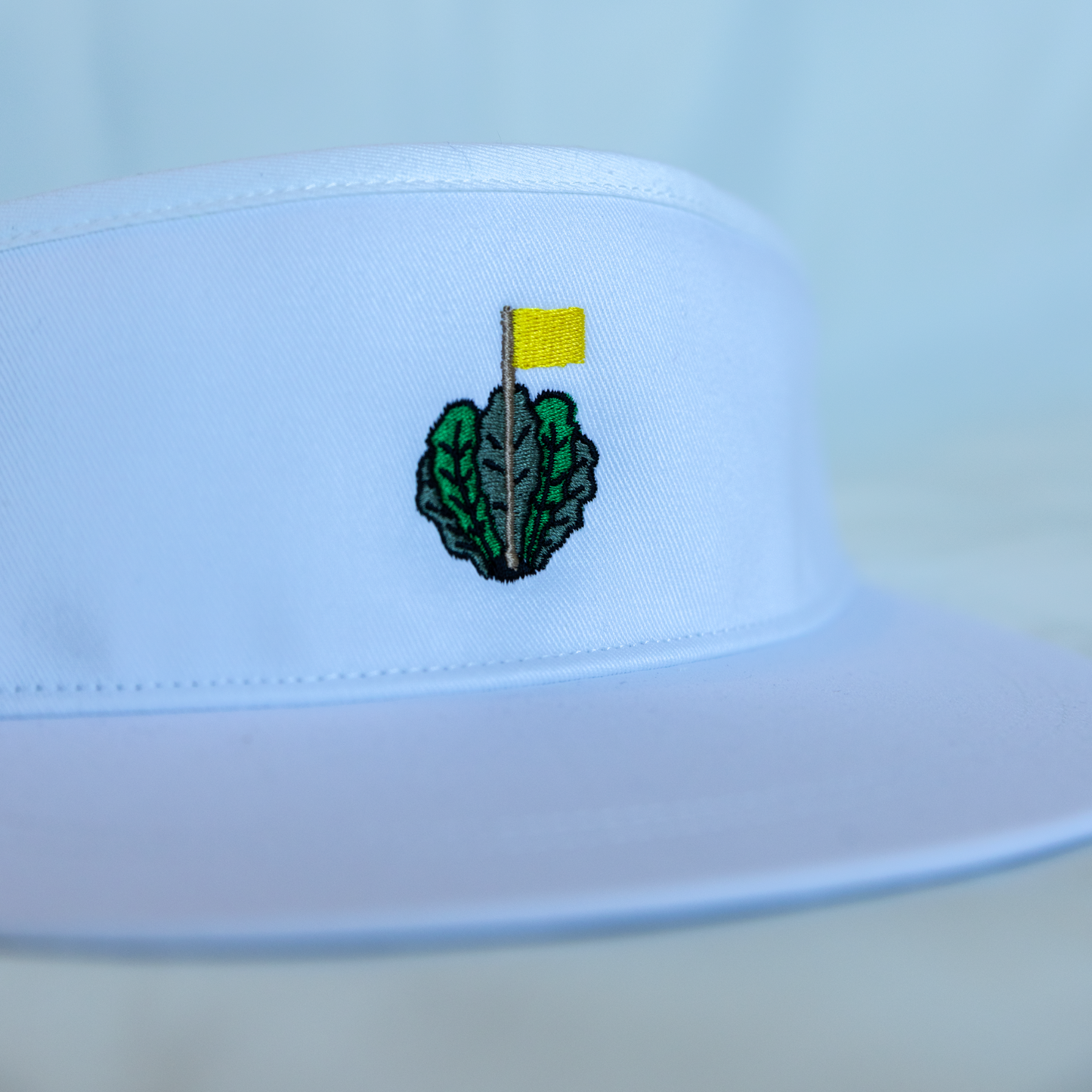 Tour Lettuce | Richardson Classic Golf Visor - White (Logo)