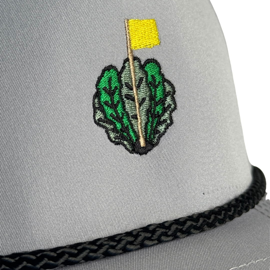 The Vanity Cap | Richardson 258 Snapback Rope - Gray / Black