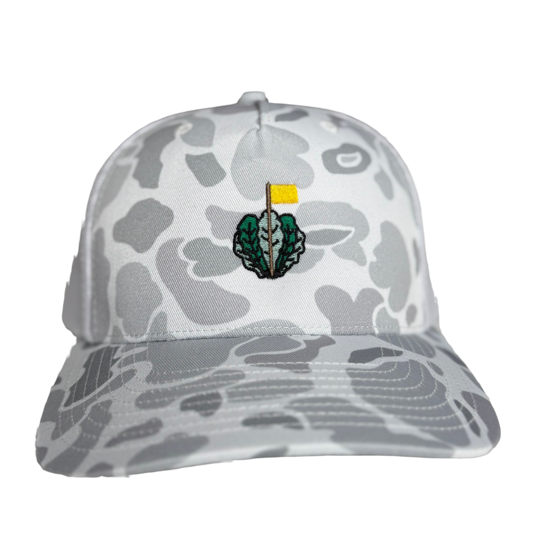 Snow Bird | Richardson Trucker Hat - White/Blizzard Camo