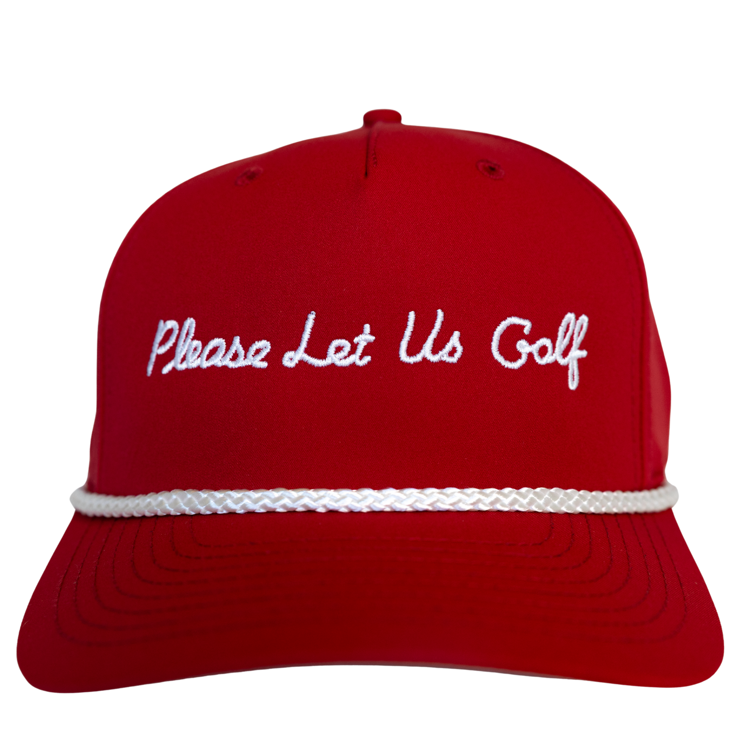 The Vanity Cap | Richardson 258 Snapback Rope - Red / White