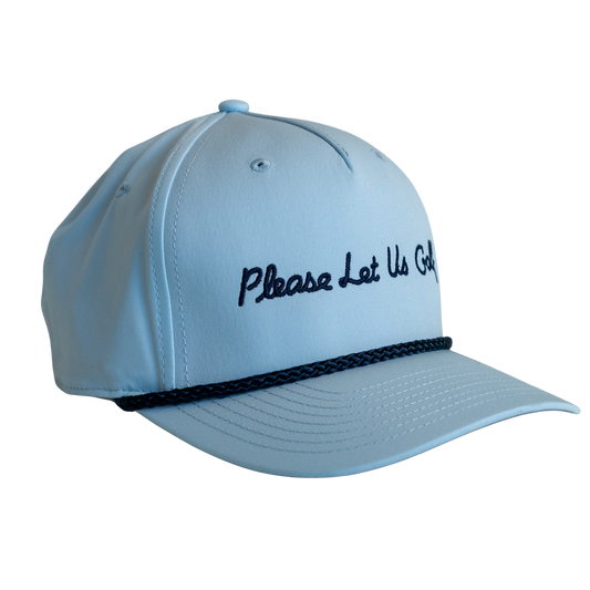 The Vanity Cap | Richardson 258 Snapback Rope - Soft Blue / Navy