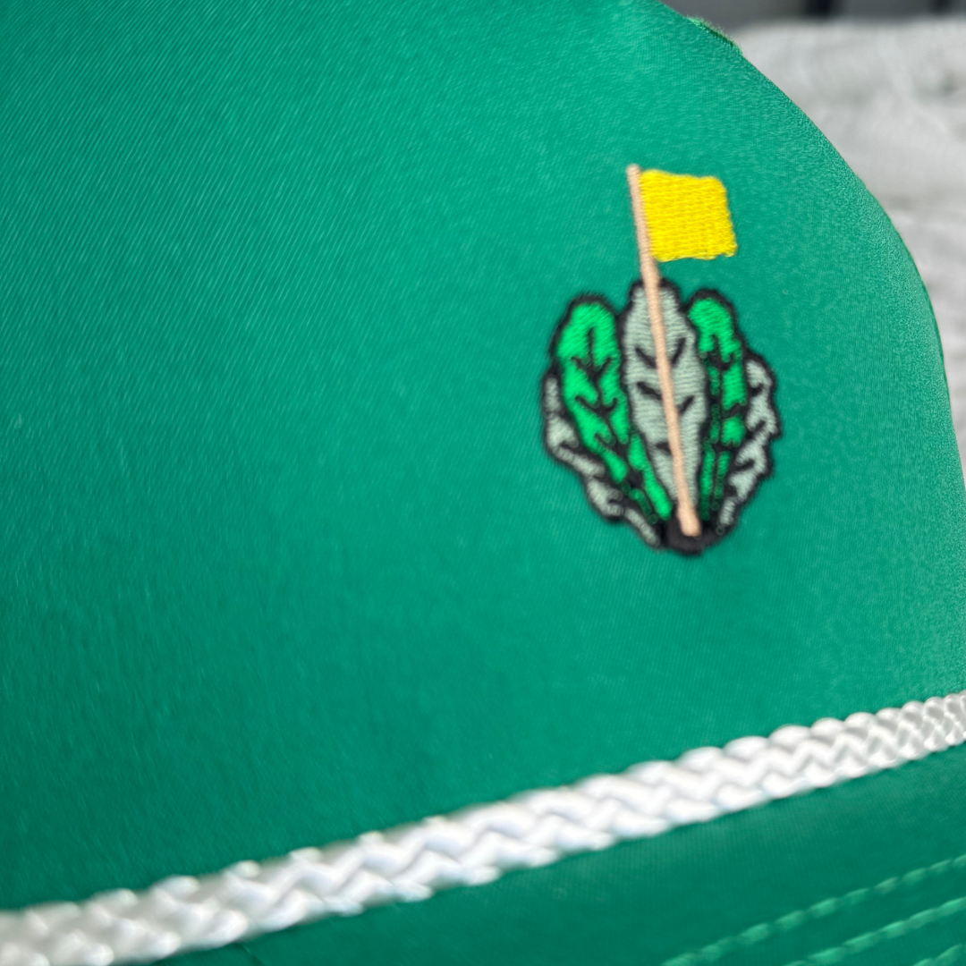 The Vanity Cap | Richardson 258 Snapback Rope - Green / White