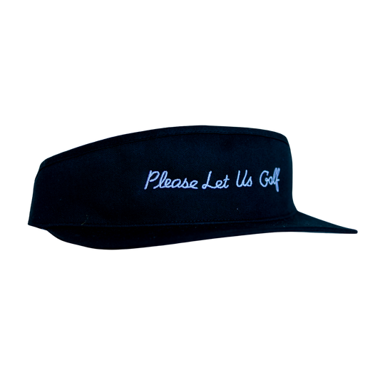 Tour Lettuce | Richardson Classic Golf Visor - Black (Script)