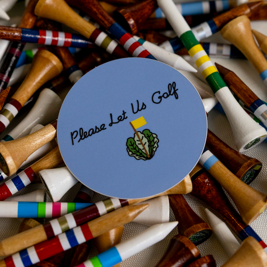 Please Let Us Golf On-Brand Sticker