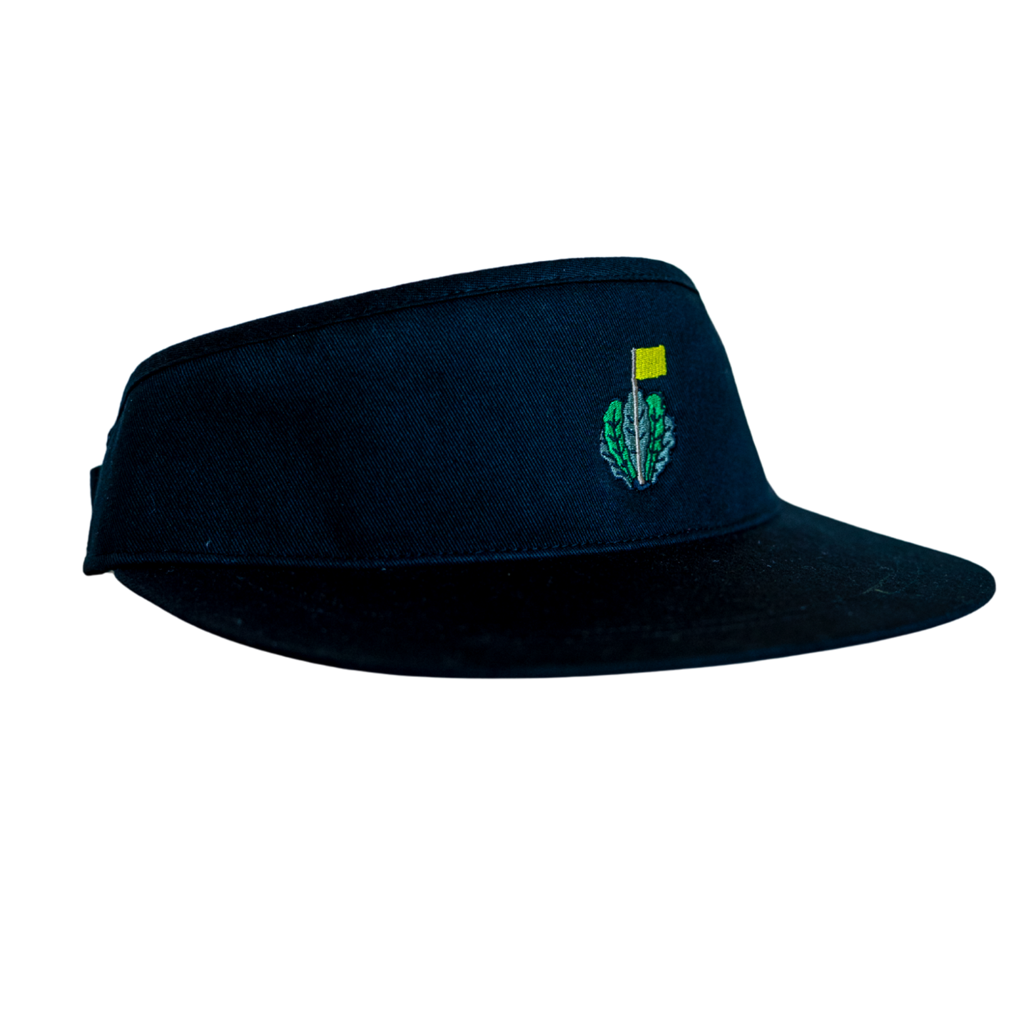 Tour Lettuce | Richardson Classic Golf Visor - Black (Logo)