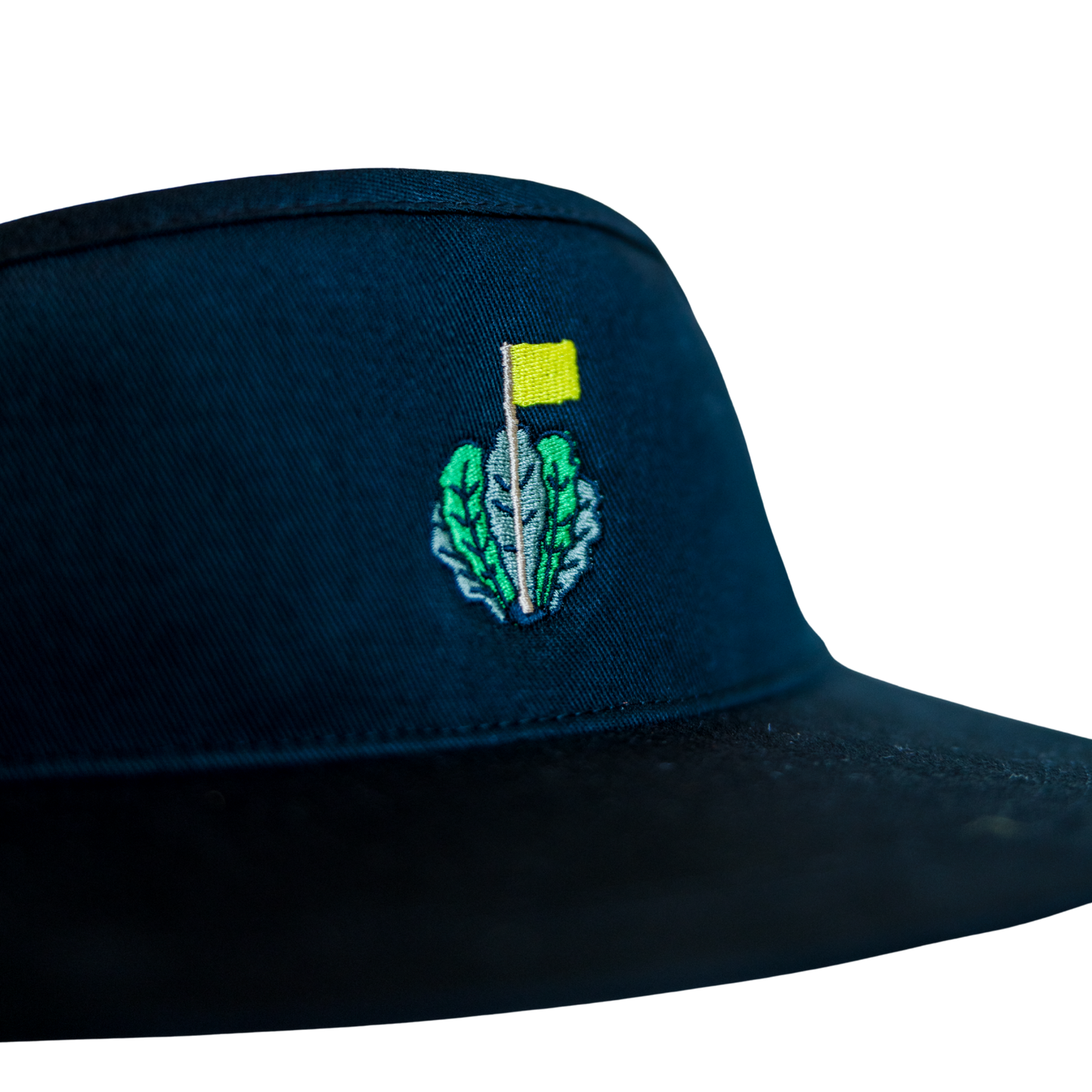Tour Lettuce | Richardson Classic Golf Visor - Black (Logo)