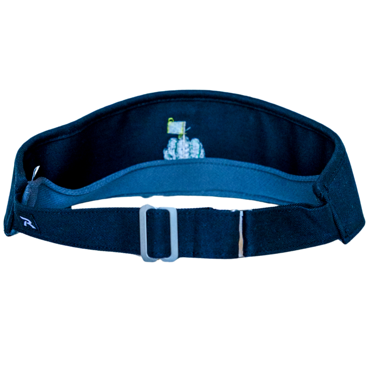 Tour Lettuce | Richardson Classic Golf Visor - Black (Logo)