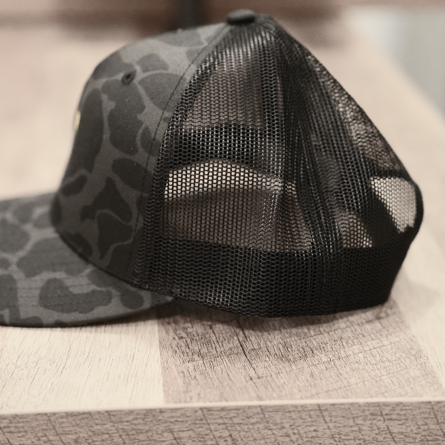 Big Game Hunter 2.0 | Richardson Trucker Hat - Black/Sable Duck Camo